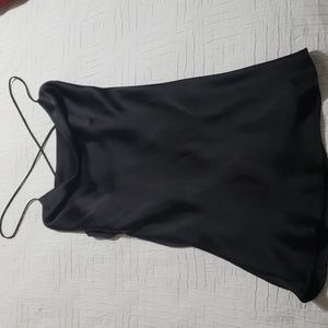 Zara cowl back mini slip dress